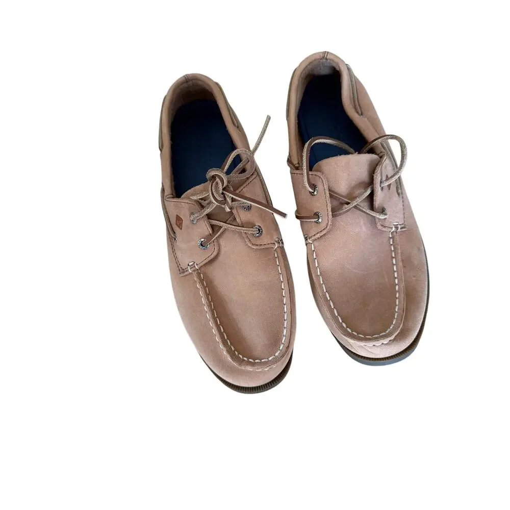 Sperry tan loafer shoes size 4.5